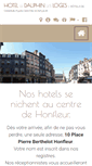 Mobile Screenshot of hotelhonfleur.com